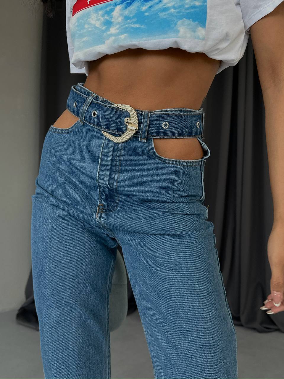 MARY JEANS BLEU FONCÉ