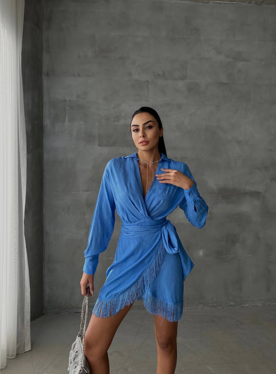 CELIA DRESS BLEUE